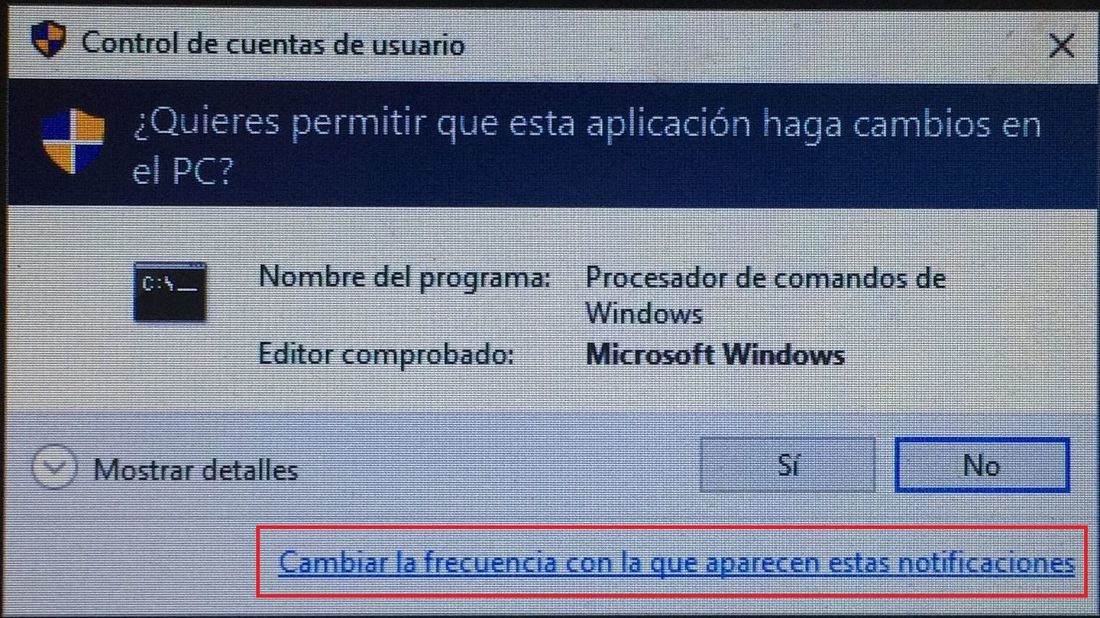 Como Desactivar El Control De Cuentas De Usuario En Windows 10 Mensajes Uac Administrador 0385